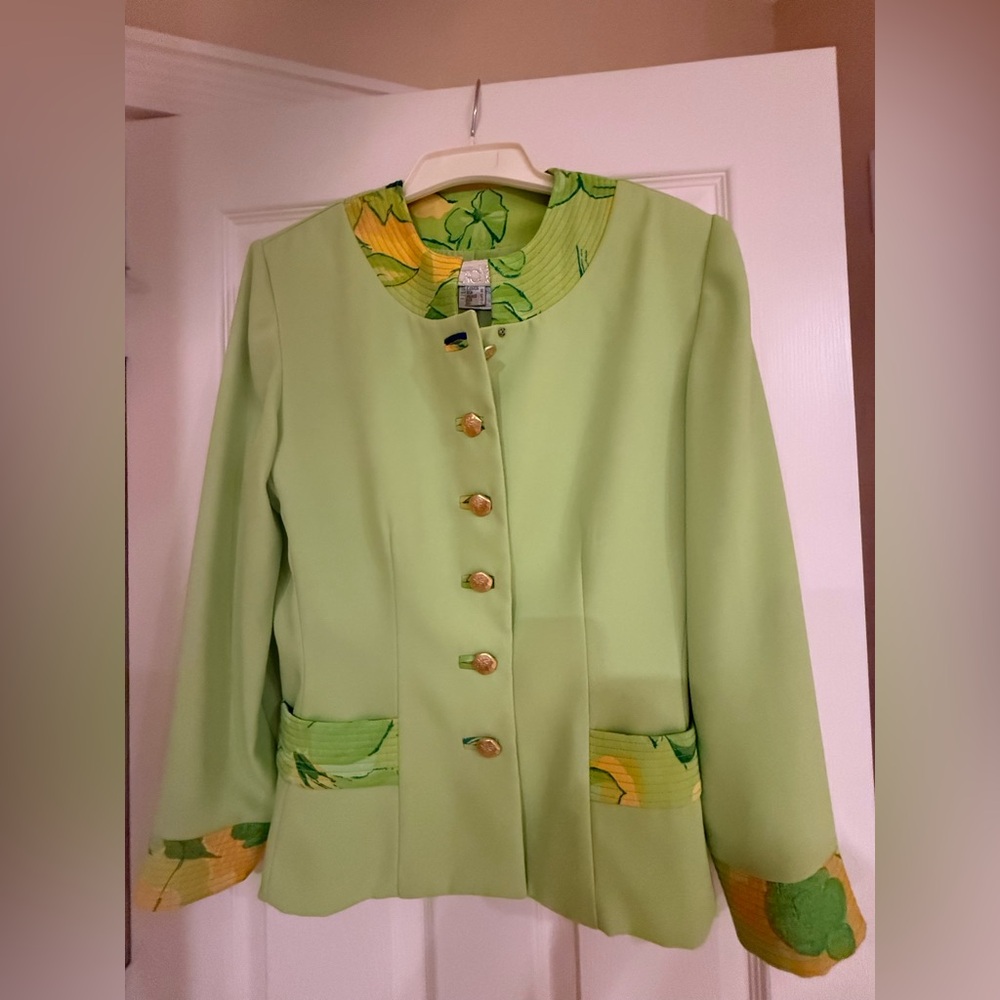 Cache jacket and skirt suit set- size 12. - Picture 2 of 6